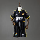 Real Madrid 99/01 Away Retro Kids Kit Jersey Size 16-28