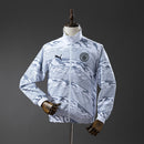 Manchester City Reversible Jacket Windbreaker - White &amp; Mint Green S-XXL