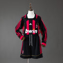AC Milan 06/07 Home Retro Long Sleeve Kids Kit Jersey SIZE 16-28
