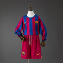 Barcelona 05/06 Home (League Edition) Retro Long Sleeve Kids Kit Jersey SIZE 16-28