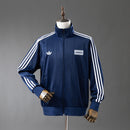 Oasis Flamingo Track Jacket - Navy Blue S-XXL