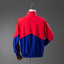 Barcelona Windbreaker - Deep Royal Blue &amp; Noble Red S-XXL