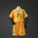 England 2026 GK Kids Kit Jersey - Yellow Size 16-28
