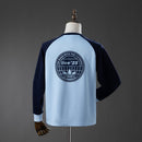 Oasis Tour Three-Striped Long-Sleeve T-Shirt - Sky Blue S-XXL