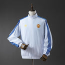 M-U Reversible Jacket Windbreaker - White &amp; Blue S-XXL
