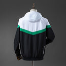 Real Betis Windbreaker - Fern Green &amp; White &amp; Black S-XXL