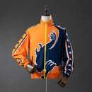 Porto Reversible Jacket Windbreaker - Orange &amp; Yellow S-XXL