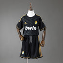 Real Madrid 11/12 Away Retro Kids Kit Jersey Size 16-28