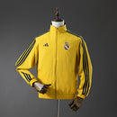 Real Madrid Reversible Jacket Windbreaker - Yellow &amp; Red S-XXL