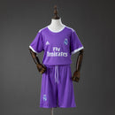 Real Madrid 16/17 Away Retro Kids Kit Jersey Size 16-28