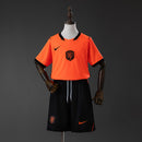Netherlands 2026 Home Kids Kit Jersey Size 16-28