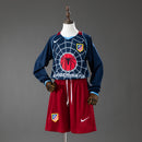 Atletico Madrid 04/05 Away Retro Long-Sleeve Kids Kit Jersey SIZE 16-28