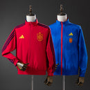 Spain 2026 Reversible Jacket Windbreaker - Red &amp; Blue S-3XL