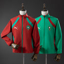 Morocco 2026 Reversible Jacket Windbreaker - Red &amp; Green S-3XL