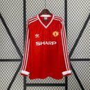 Retro long sleeve M-U 86/88 home S-XXL