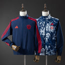 Bayern Munich 25/26 Reversible Jacket Windbreaker - Navy Blue S-3XL