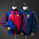 Barcelona Reversible Jacket Windbreaker - Red &amp; Navy S-XXL