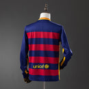 Barcelona 2015/16 Home Long Sleeve Retro Jersey S-XXL
