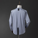M-U 2007 Goalkeeper Grey Long Sleeve Retro Jersey S-XXL
