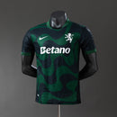 Sporting Lisbon 25/26 Player Version Alternative Jersey Black