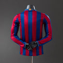 Barcelona 09/10 Home Long Sleeve Player Version Retro Jersey S-3XL