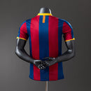 Barcelona 10/11 Home Long Sleeve Player Version Retro Jersey S-3XL