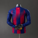 Barcelona 25/26 Home Long Sleeve Player Version Jersey S-3XL