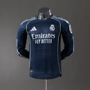 Real Madrid 25/26 Away Long Sleeve Player Version Jersey S-3XL