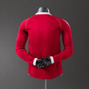 M-U 06/07 Home Long Sleeve Player Version Retro Jersey S-3XL