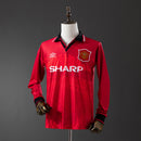M-U 1994/96 Home Long Sleeve Retro Jersey S-XXL