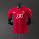 M-U 07/08 Home Player Version Retro Jersey S-3XL