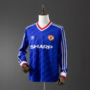 M-U 1986/88 Second Away Long Sleeve Retro Jersey S-XXL