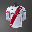 River Plate 25/26 Player Version Home Long Sleeve Jersey S-4XL