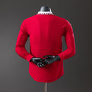 M-U 22/23 Home Long Sleeve Player Version Retro Jersey S-3XL