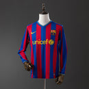 Barcelona 09/10 Home Long Sleeve Retro Jersey S-XXL
