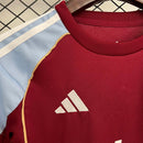 25/26 Kids Aston Villa Home Size: 16-28