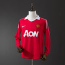 M-U 2010/11 Home Long Sleeve Retro Jersey S-XXL