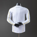 Real Madrid 0910 Home Long Sleeve Player Version Retro Jersey S-3XL