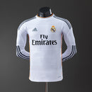 Real Madrid 13/14 Home Long Sleeve Player Version Retro Jersey S-3XL