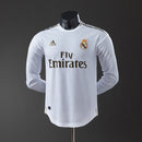 Real Madrid 19/20 Home Long Sleeve Player Version Retro Jersey S-3XL