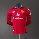 M-U 25/26 Home Long Sleeve Player Version Jersey S-3XL