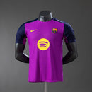 Barcelona 25/26 Pre-match training Player Version-Purple Jersey S-3XL