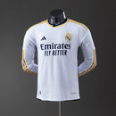 Real Madrid 23/24 Home Long Sleeve Player Version Jersey S-3XL