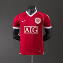 M-U 06/07 Home Player Version Retro Jersey S-3XL