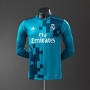 Real Madrid 17/18 Third Away Long Sleeve Player Version Retro Jersey S-3XL