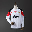 M-U 10/11 Away Long Sleeve Retro Jersey S-XXL