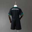 Sporting Lisbon 25/26 Kids Kit Alternative Jersey Black Size：16-28