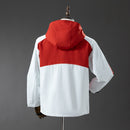 Seville Windbreaker - Red &amp; White S-XXL